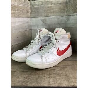 Nike Court Royale 2 Mid White University Red Mens Sneakers CQ9179-101 Size 10